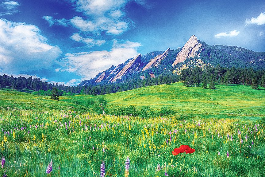 Spring Flatirons