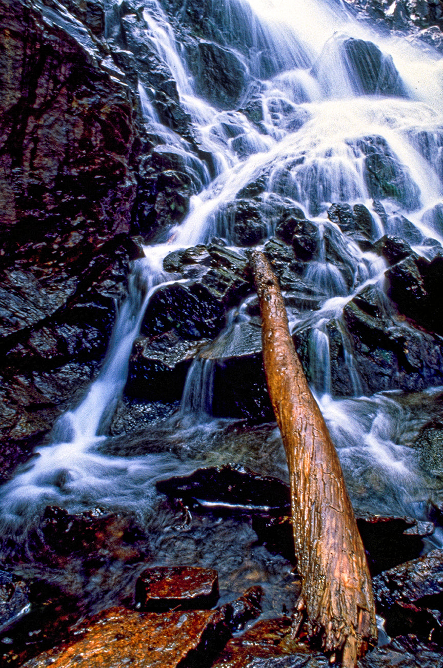Gore Range Photography | Streaming Water Fall at Cascade Creek | Robert Castellino Photography