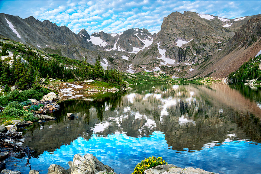 Indian Peaks Wilderness Photography | Shoshoni Peak Reflection   Lake Isabelle