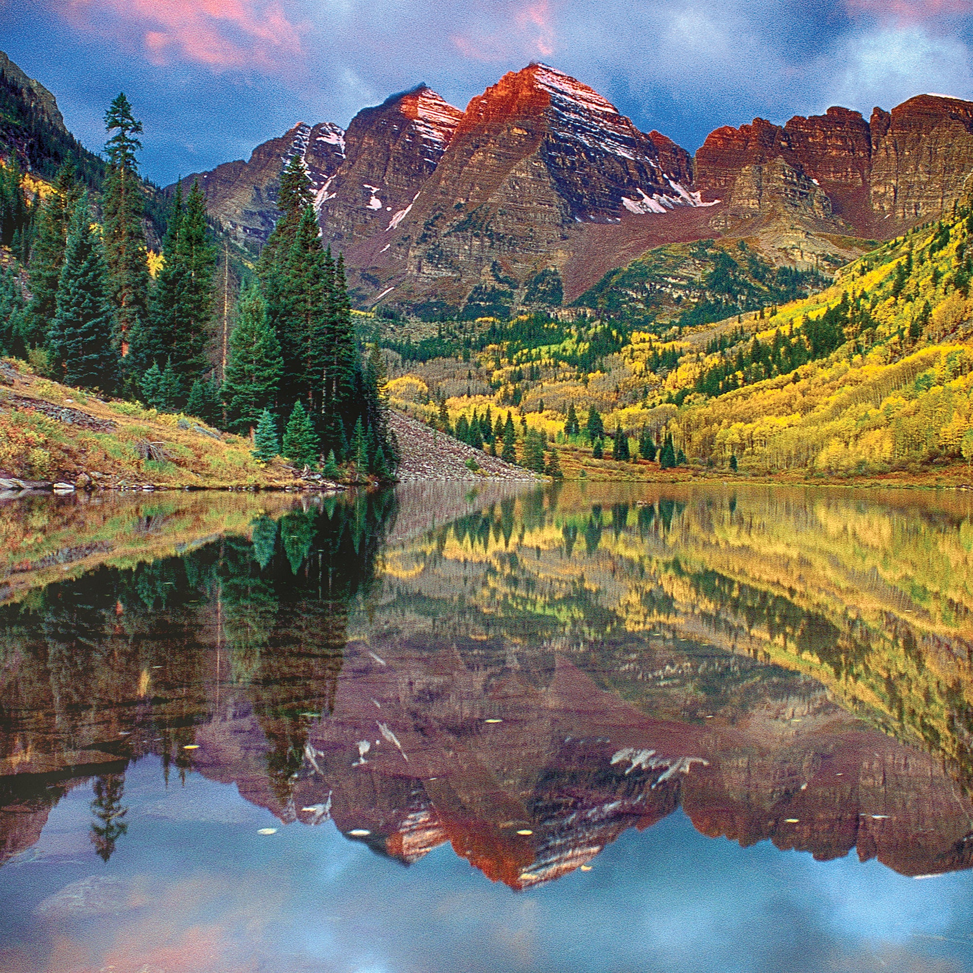 Maroon Bells Photograhy | Autumn Reflection Maroon Bells-Aspen Colorado |Robert Castellino Photography